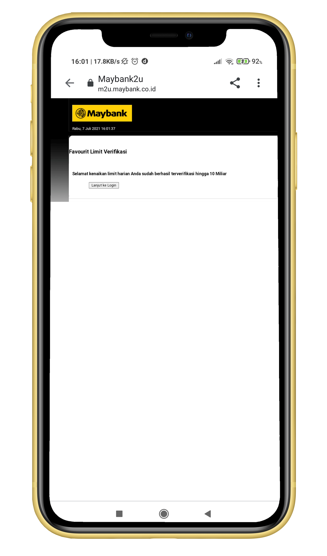 How to change transfer limit in maybank2u